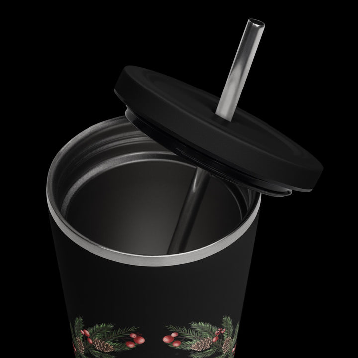Its the Most Wonderful Time of the Year Insulated tumbler with a straw