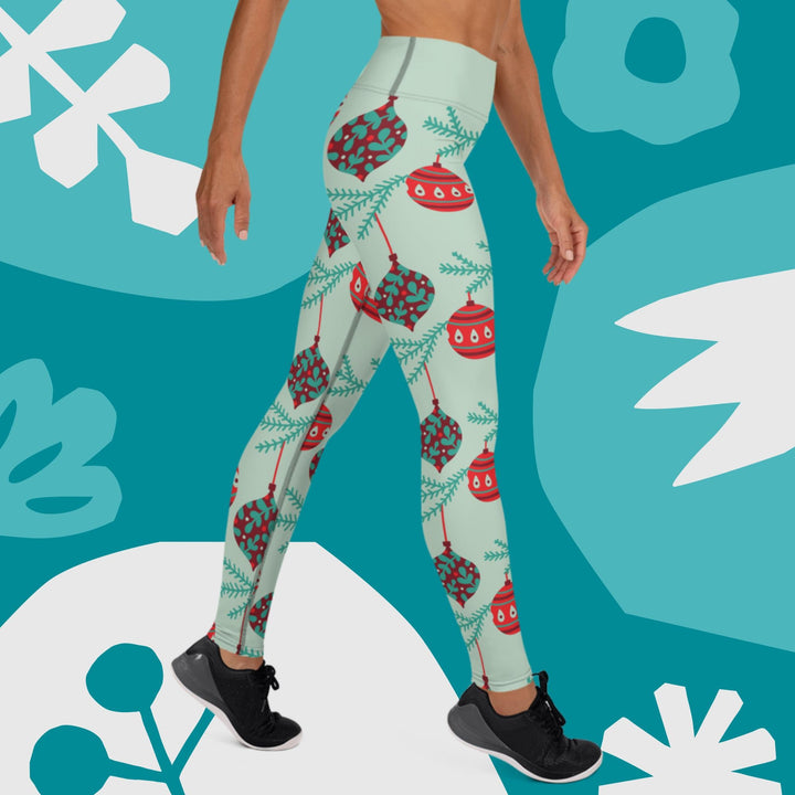 Festive Yoga Leggings | Great for gifts/events | Holiday fun