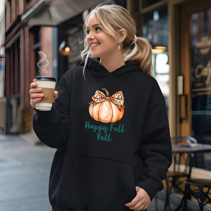 Happy Fall Y'all Unisex Oversized Hoodie | Cozy & Stylish Fall Apparel for Everyone | Perfect for Crisp Weather and Casual Outings