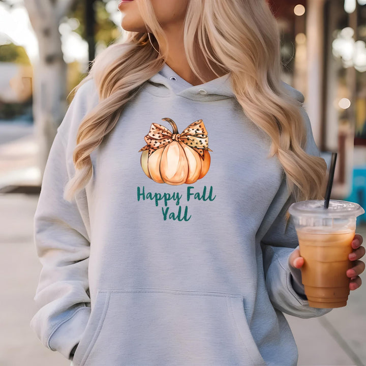 Happy Fall Y'all Unisex Oversized Hoodie | Cozy & Stylish Fall Apparel for Everyone | Perfect for Crisp Weather and Casual Outings