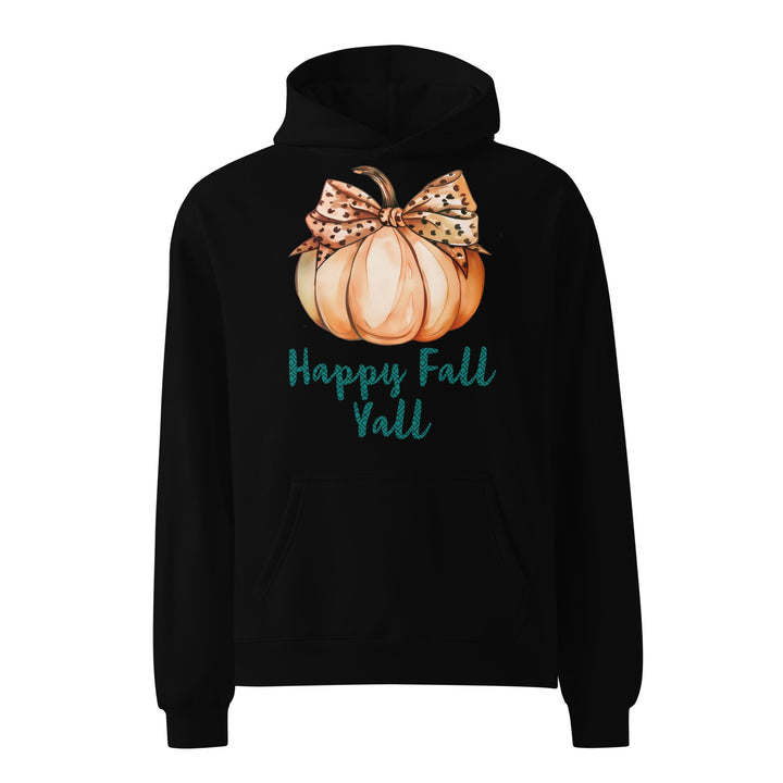 Happy Fall Y'all Unisex Oversized Hoodie | Cozy & Stylish Fall Apparel for Everyone | Perfect for Crisp Weather and Casual Outings