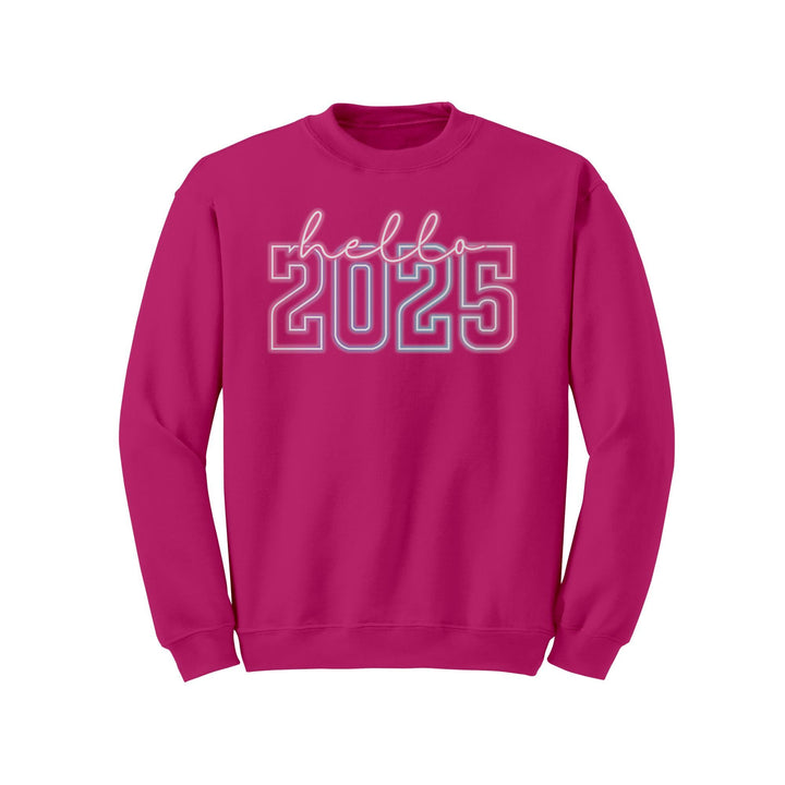 Hello 2025 Gildan Crewneck Sweatshirt | Holiday | Gift Idea