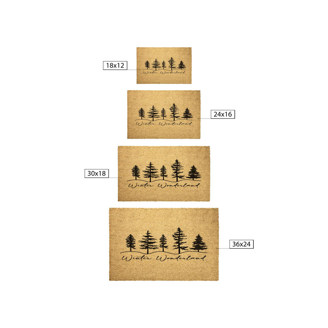 Winter Wonderland Outdoor Christmas Mat/Holiday's