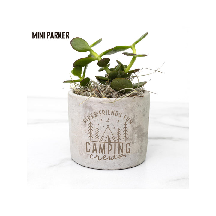 Fires Friends Fun Camping Crew Desk Plant