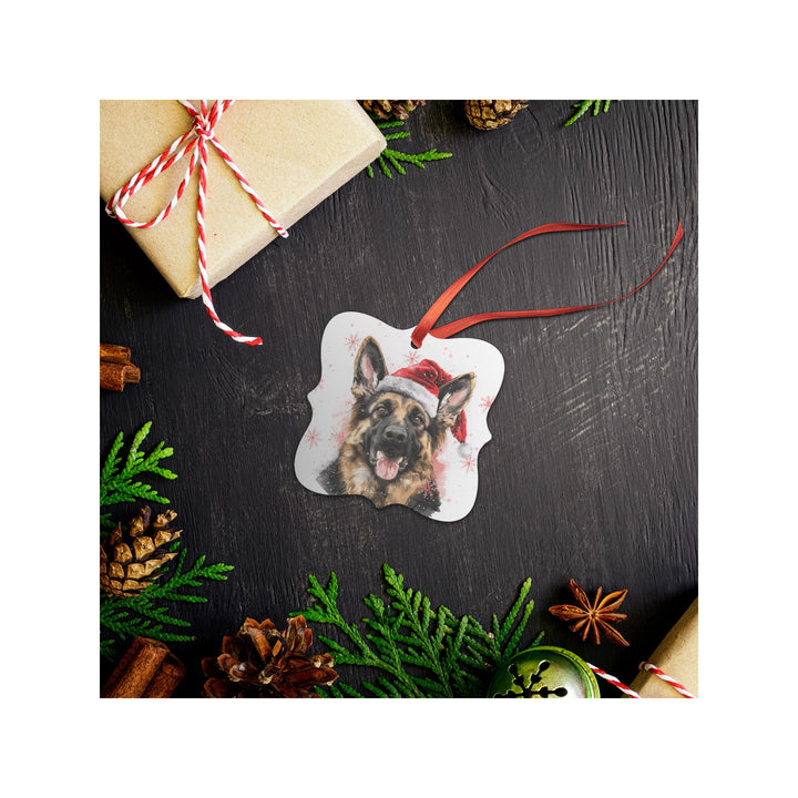 German Shepherd Christmas Ornament