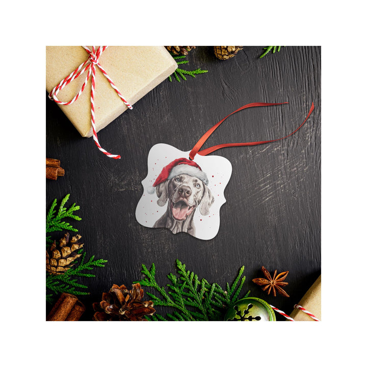 Weimaraner Christmas Ornament