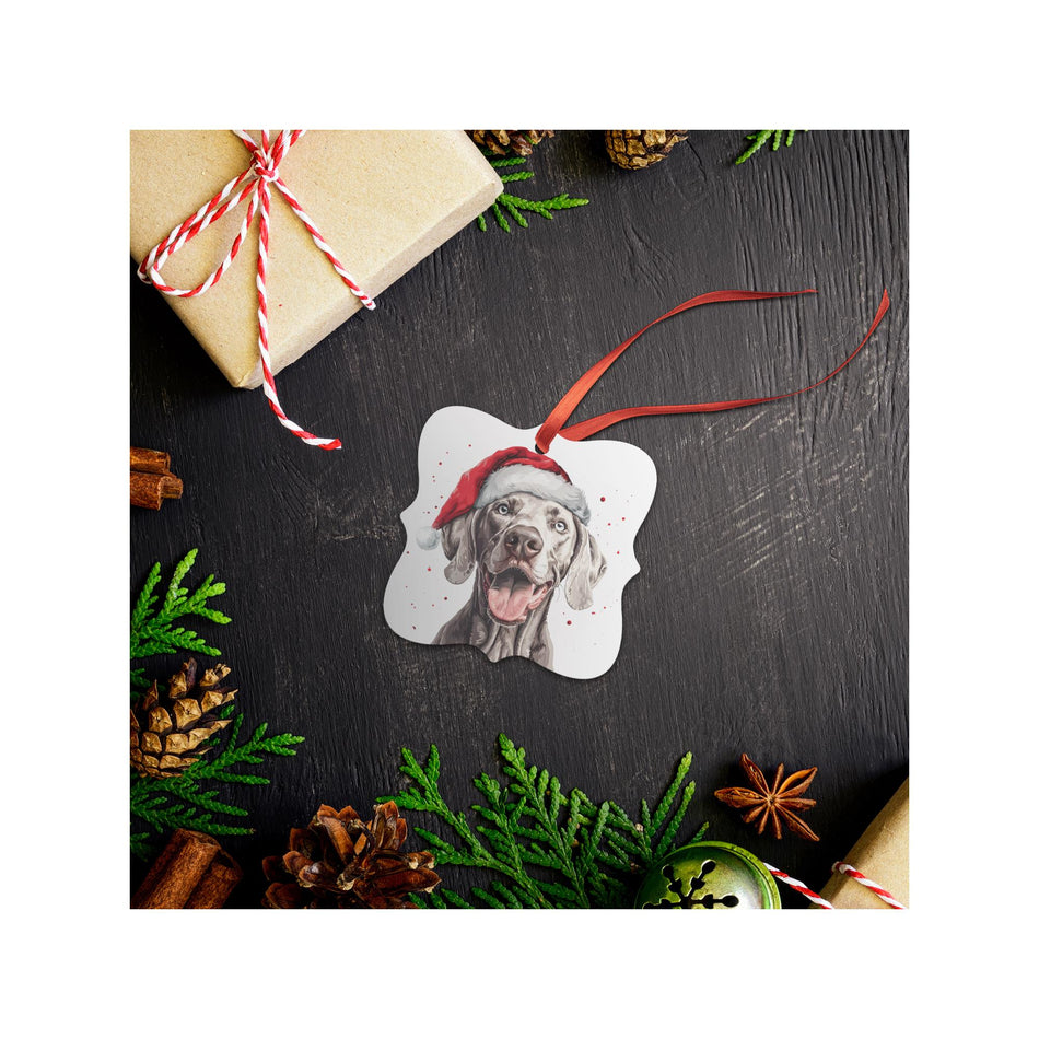 Weimaraner Christmas Ornament