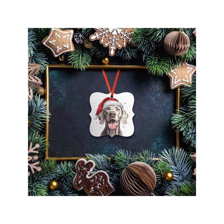 Weimaraner Christmas Ornament