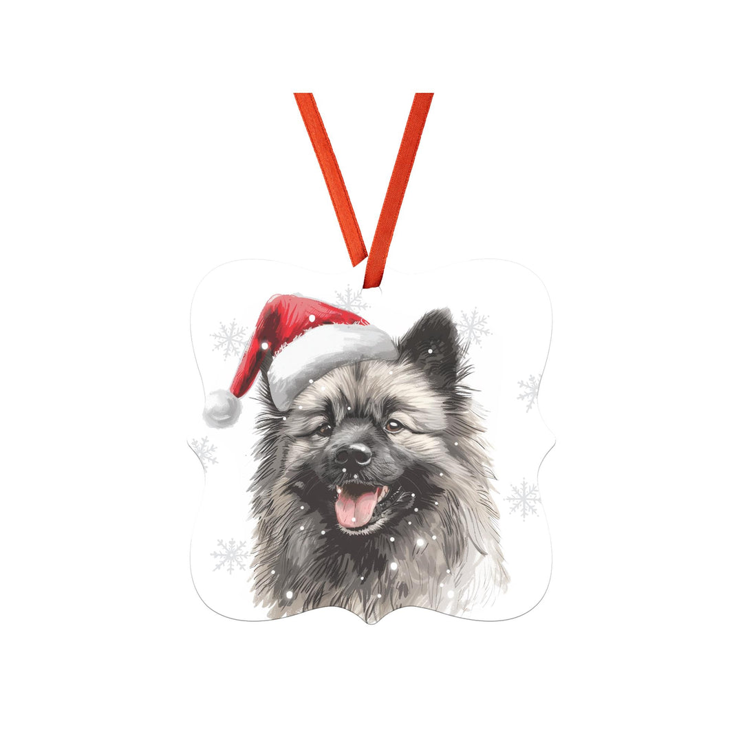 Keeshond Christmas Ornament
