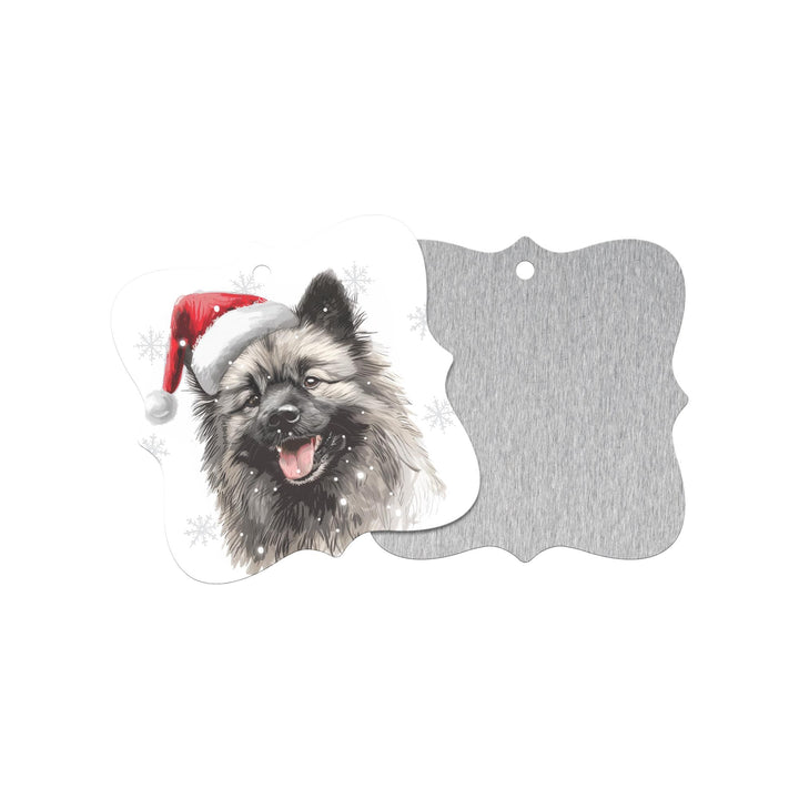 Keeshond Christmas Ornament