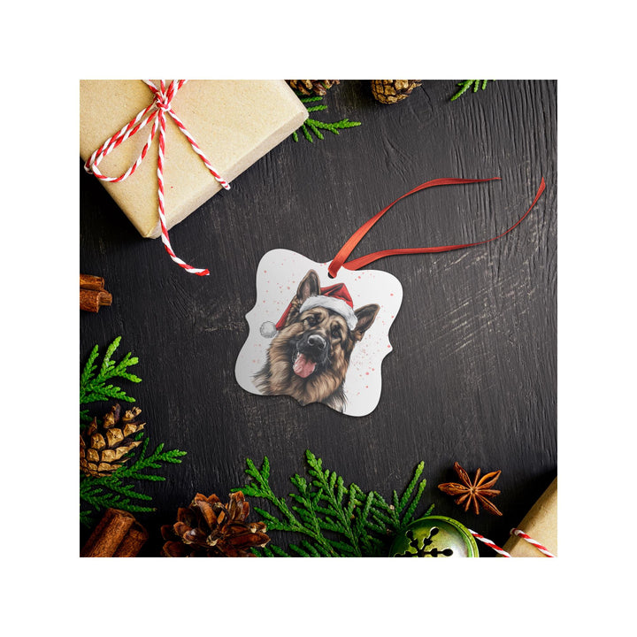 German Shepherd Christmas Ornament