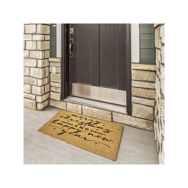 Merry Christmas and Happy New Year Outdoor Christmas Mat