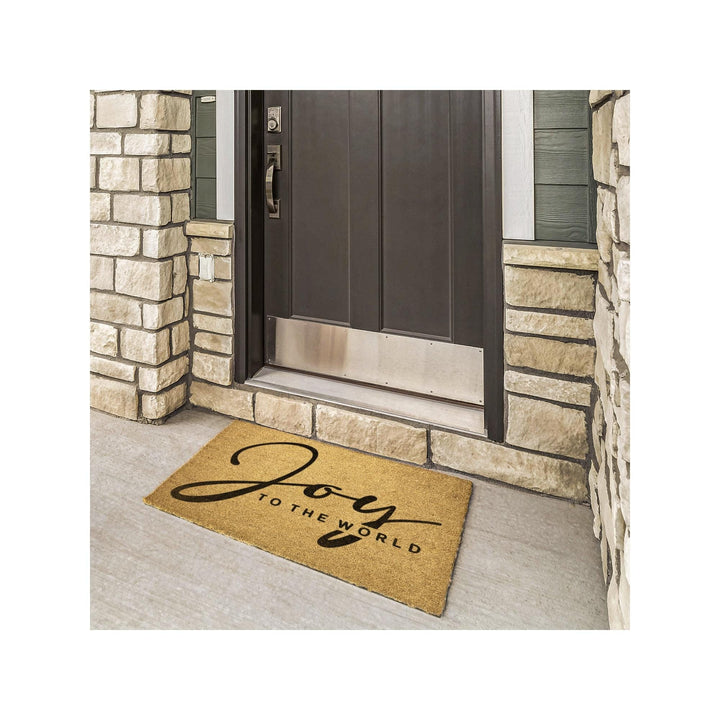 Joy to the World Outdoor Christmas Mat