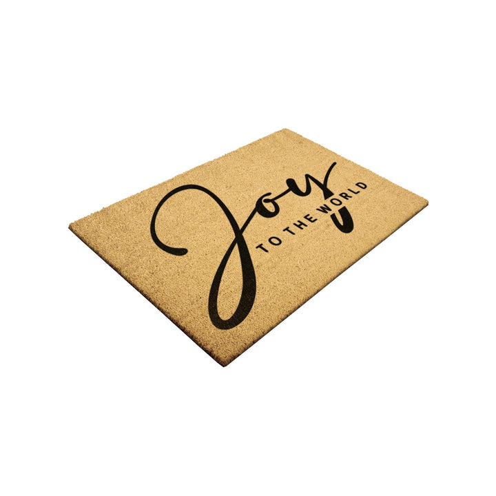 Joy to the World Outdoor Christmas Mat