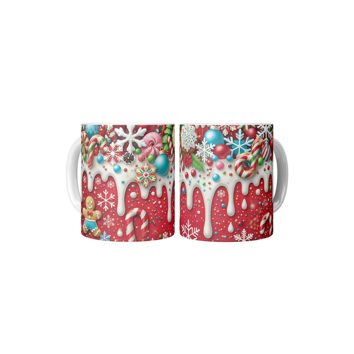 Candy Cane Christmas Mug