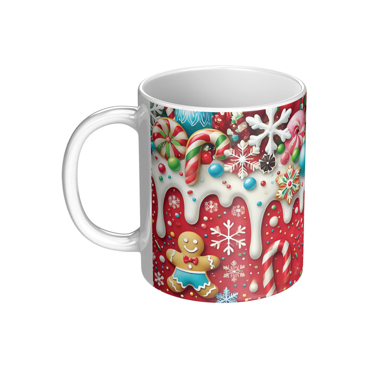 Candy Cane Christmas Mug