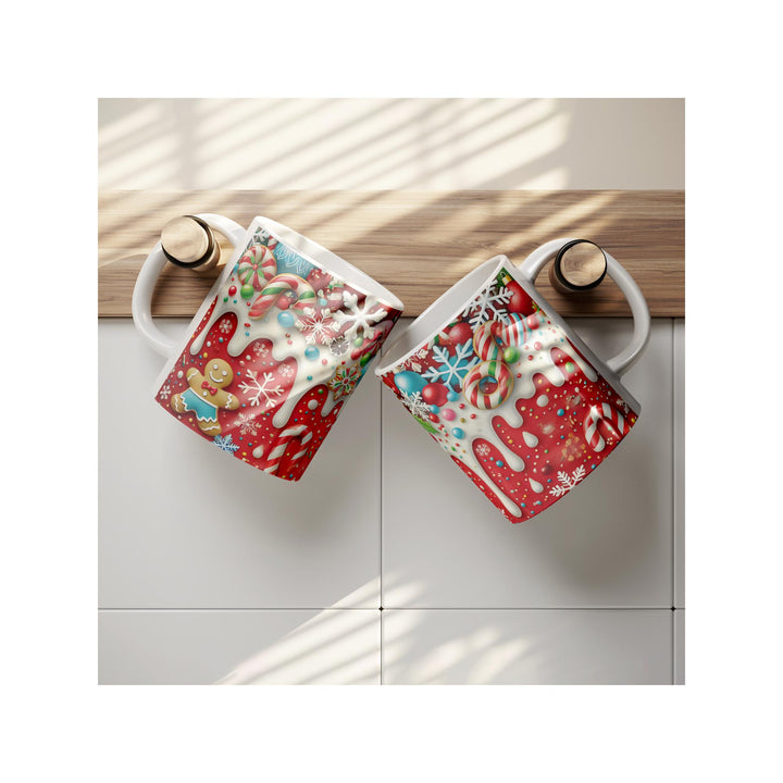 Candy Cane Christmas Mug