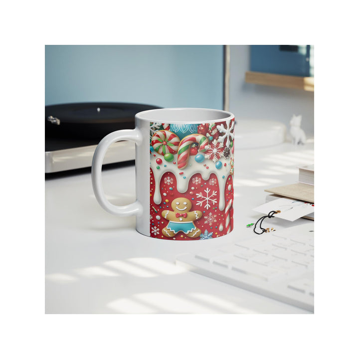 Candy Cane Christmas Mug
