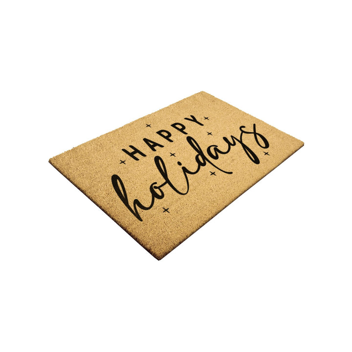 Happy Holidays Outdoor Christmas Mat