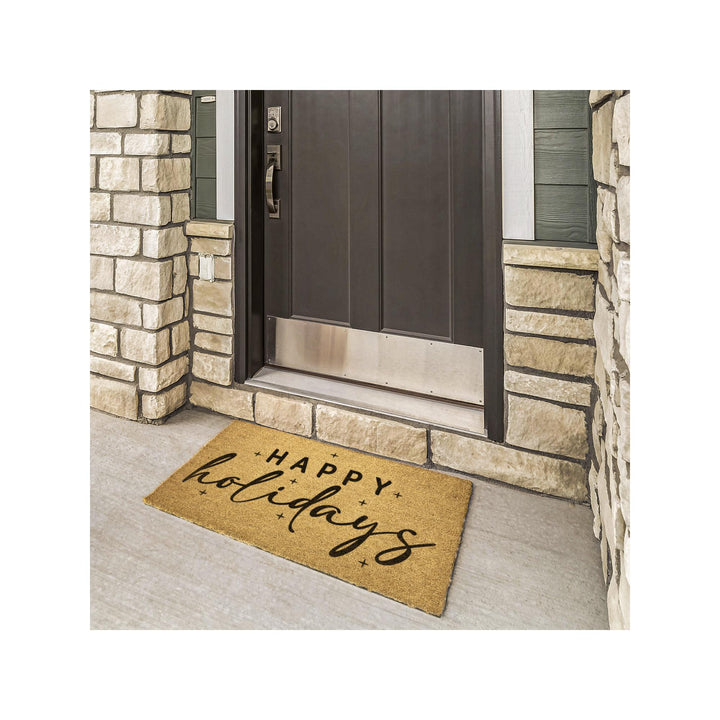 Happy Holidays Outdoor Christmas Mat