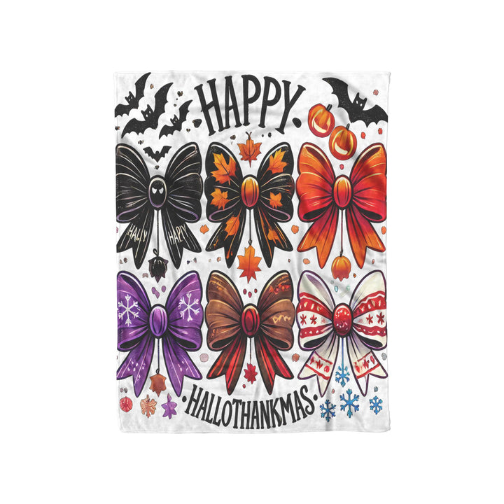 Happy Hallowthankmas Fleece/Sherpa Blanket