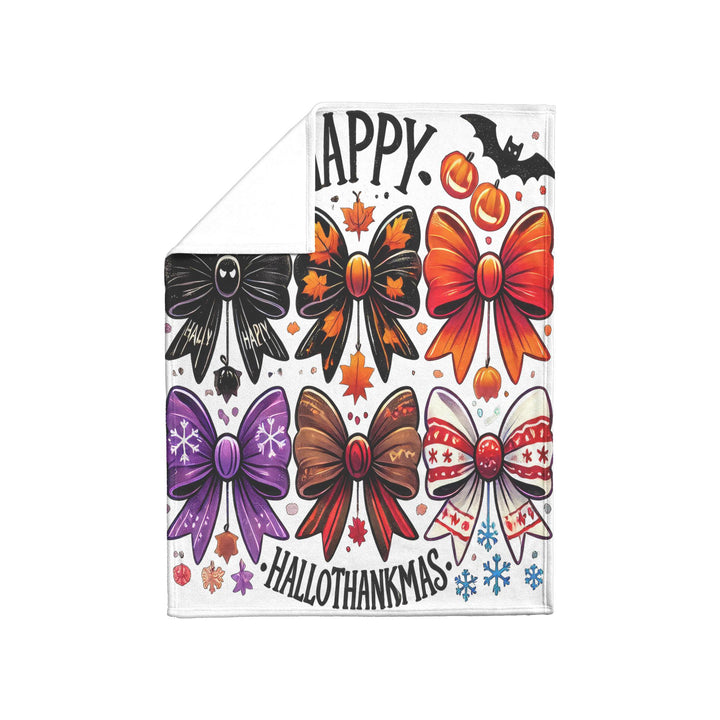 Happy Hallowthankmas Fleece/Sherpa Blanket