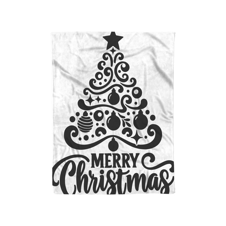 Merry Christmas Fleece/Sherpa Christmas Blanket