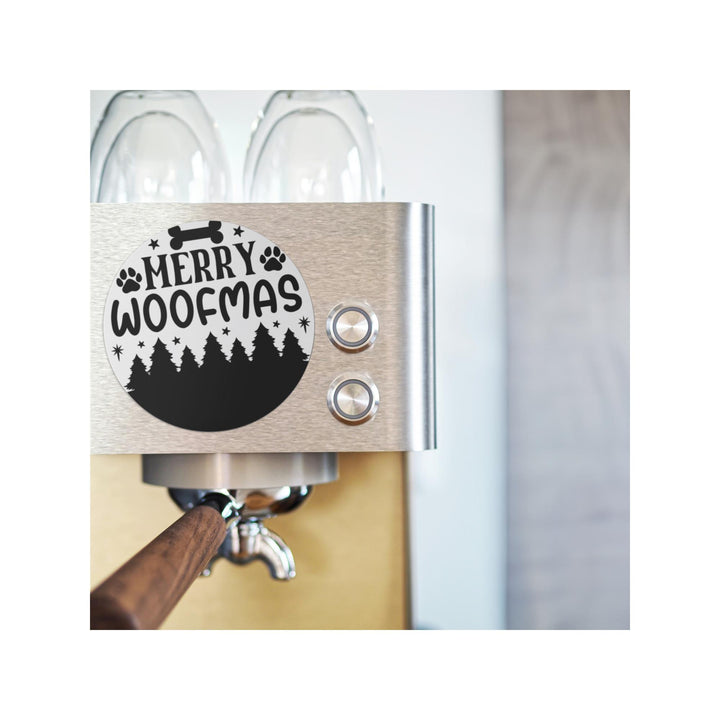 Merry Woofmas Round Christmas Ornament