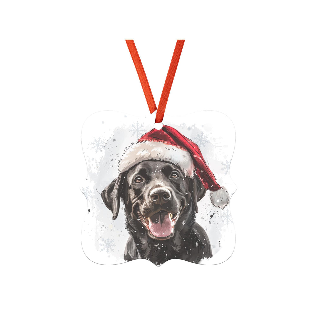 Black Labrador Retriever Christmas Ornament