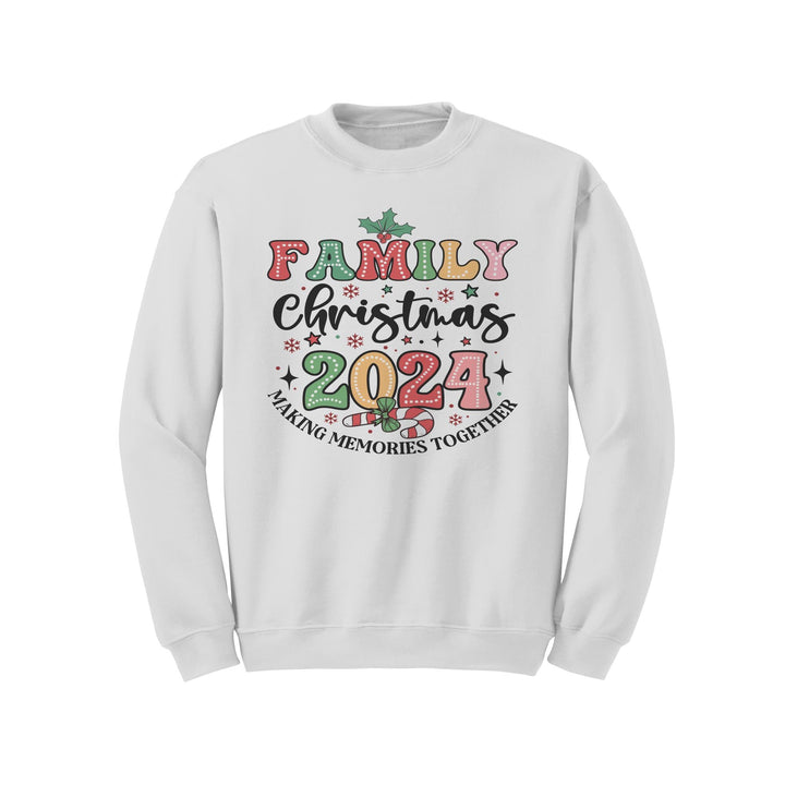 Family Christmas 2024 Gildan Christmas Crewneck Sweatshirt