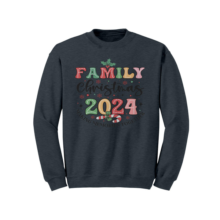 Family Christmas 2024 Gildan Christmas Crewneck Sweatshirt