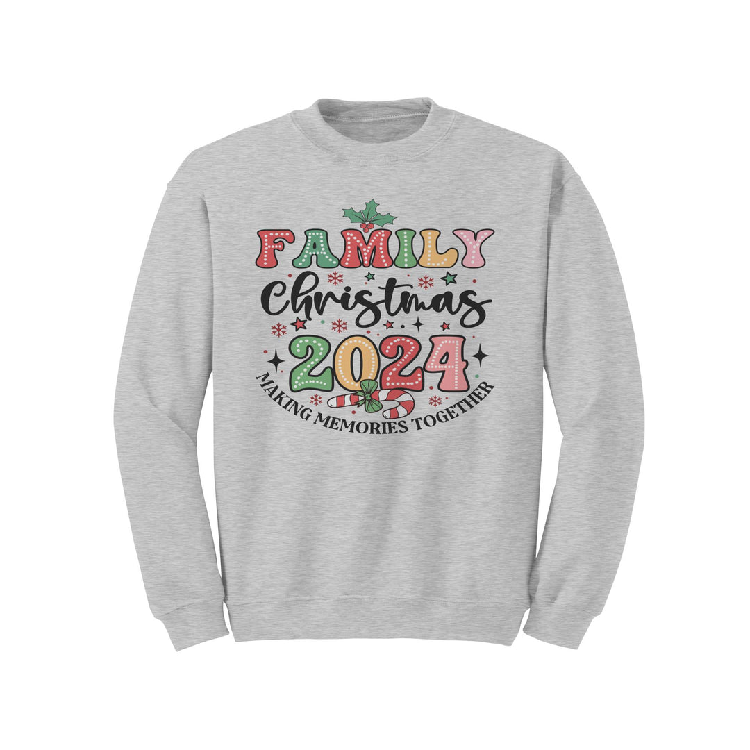 Family Christmas 2024 Gildan Christmas Crewneck Sweatshirt