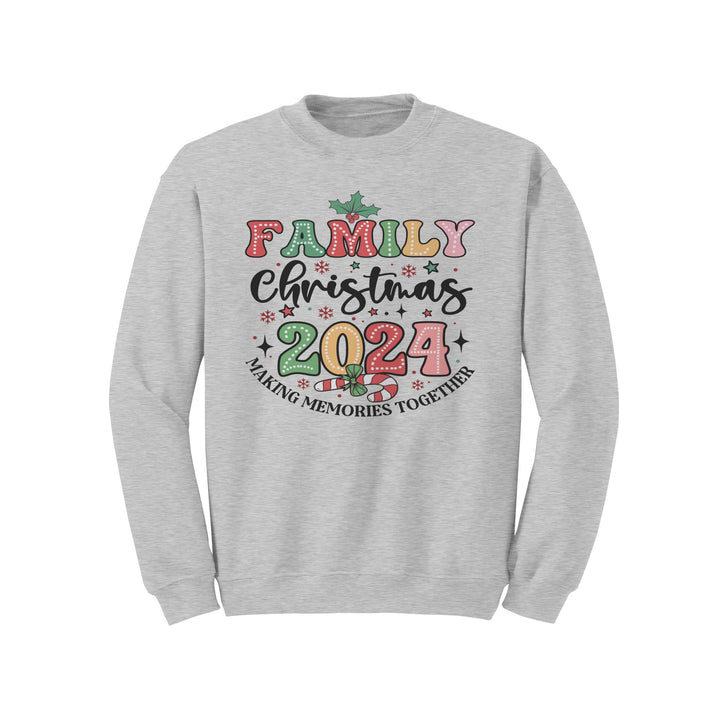 Family Christmas 2024 Gildan Christmas Crewneck Sweatshirt