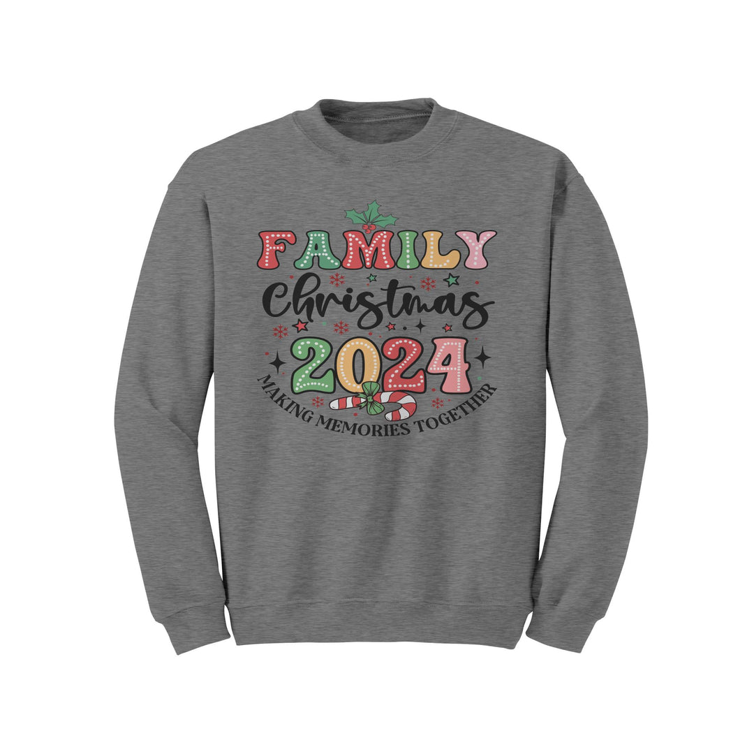 Family Christmas 2024 Gildan Christmas Crewneck Sweatshirt
