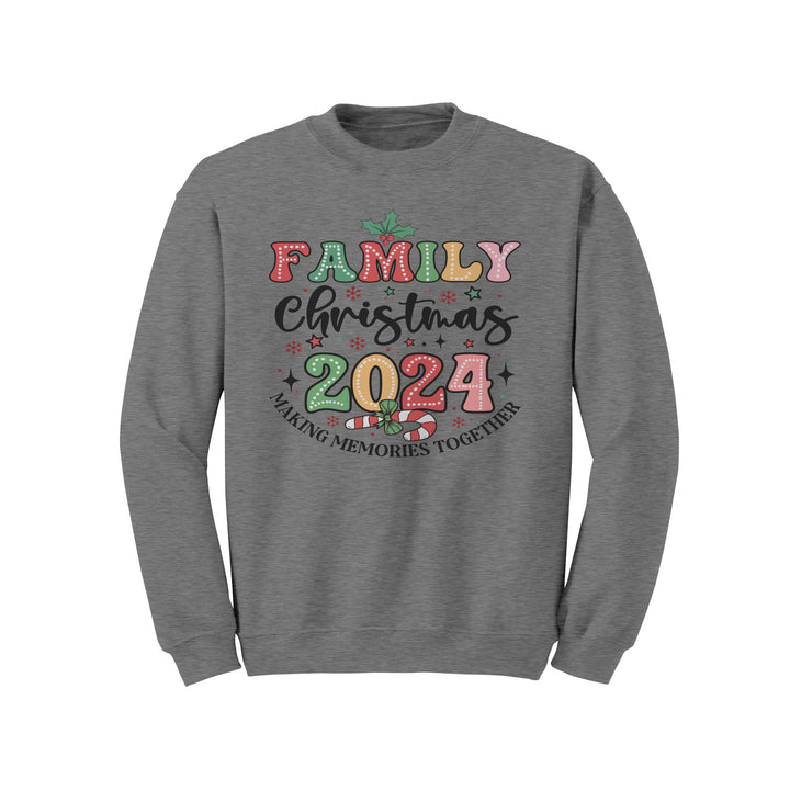 Family Christmas 2024 Gildan Christmas Crewneck Sweatshirt
