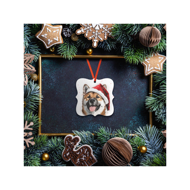 Akita Christmas Ornament