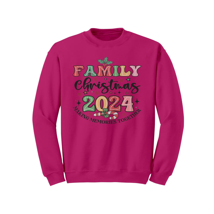 Family Christmas 2024 Gildan Christmas Crewneck Sweatshirt