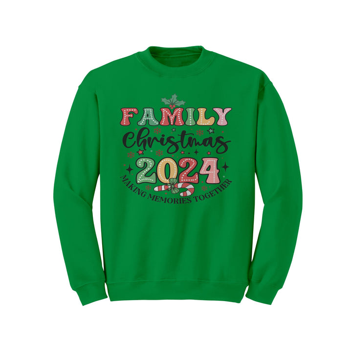 Family Christmas 2024 Gildan Christmas Crewneck Sweatshirt