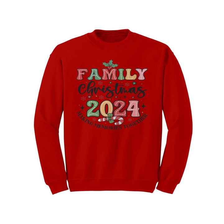 Family Christmas 2024 Gildan Christmas Crewneck Sweatshirt