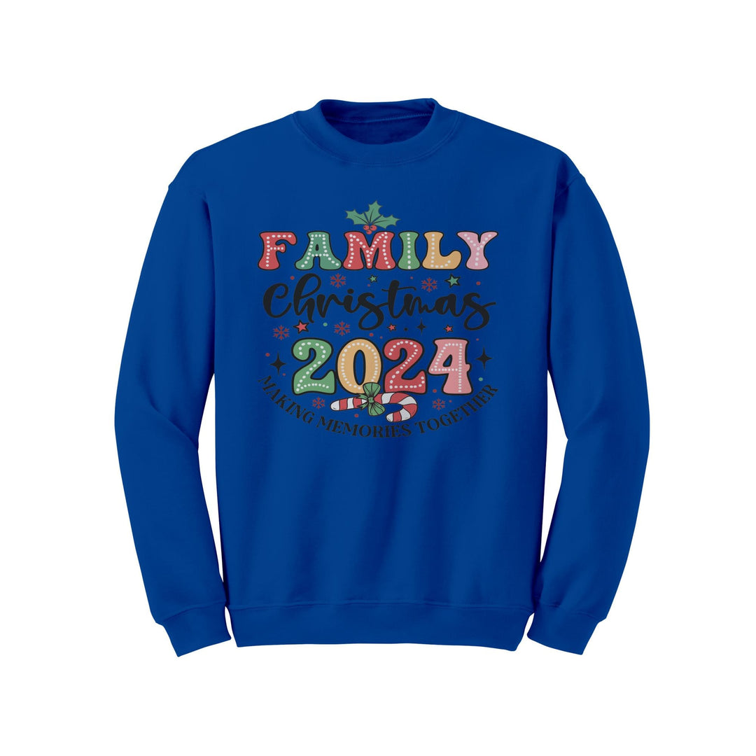 Family Christmas 2024 Gildan Christmas Crewneck Sweatshirt