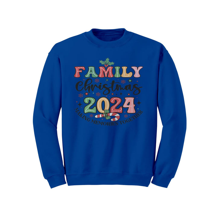 Family Christmas 2024 Gildan Christmas Crewneck Sweatshirt