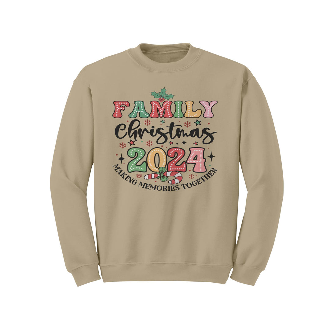 Family Christmas 2024 Gildan Christmas Crewneck Sweatshirt