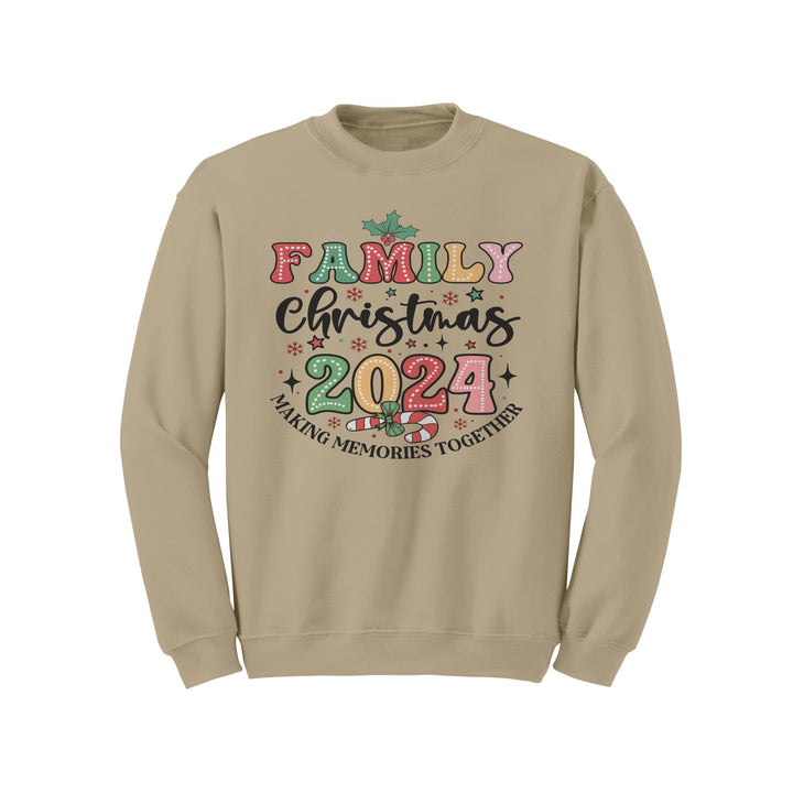 Family Christmas 2024 Gildan Christmas Crewneck Sweatshirt