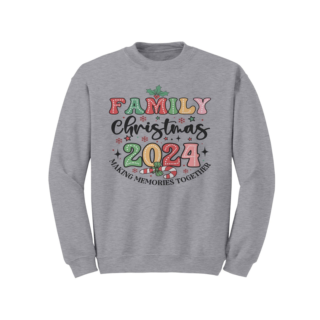 Family Christmas 2024 Gildan Christmas Crewneck Sweatshirt