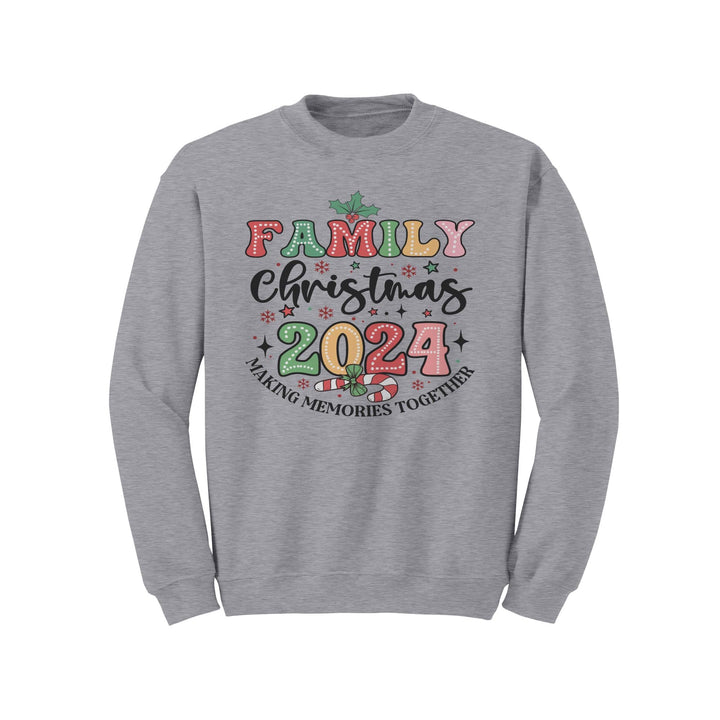 Family Christmas 2024 Gildan Christmas Crewneck Sweatshirt