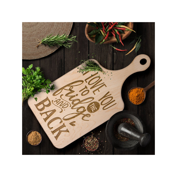 Personalized Cutting Board Wedding Gift, Maple/Walnut Charcuterie Board, Unique Valentines Day Gift, Engraved Engagement Present