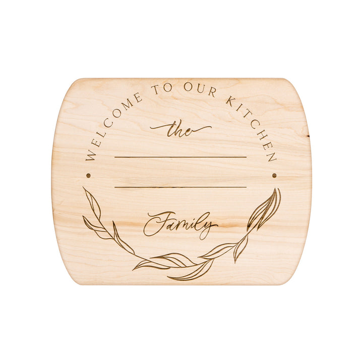 Personalized Cutting Board Wedding Gift, Maple/Walnut Charcuterie Board, Unique Valentines Day Gift, Engraved Engagement Present