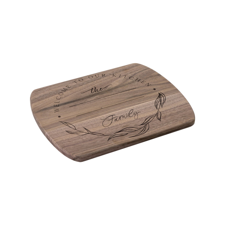 Personalized Cutting Board Wedding Gift, Maple/Walnut Charcuterie Board, Unique Valentines Day Gift, Engraved Engagement Present