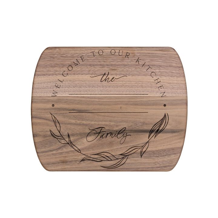 Personalized Cutting Board Wedding Gift, Maple/Walnut Charcuterie Board, Unique Valentines Day Gift, Engraved Engagement Present