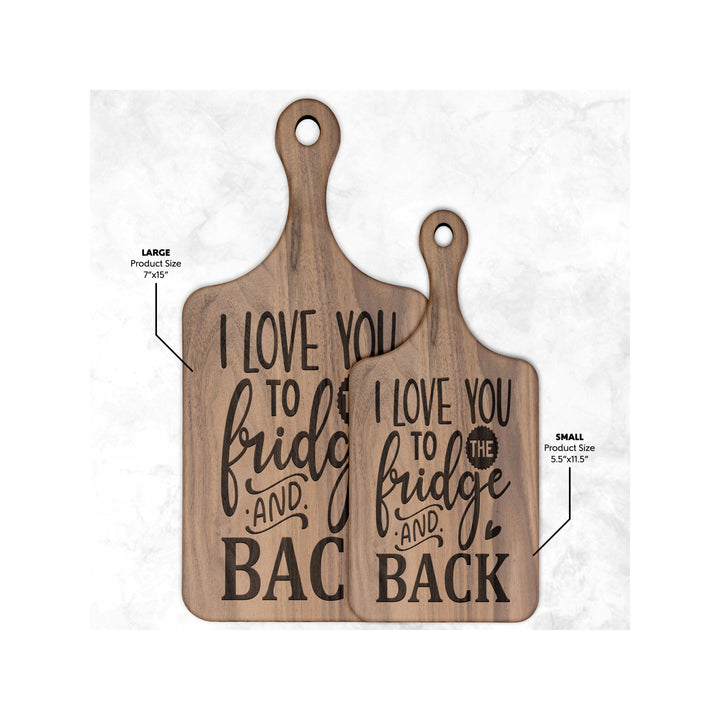 Personalized Cutting Board Wedding Gift, Maple/Walnut Charcuterie Board, Unique Valentines Day Gift, Engraved Engagement Present